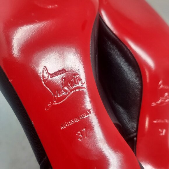 Christian Louboutin Black Sporty Kate Slingback Pump - Picture 4 of 15